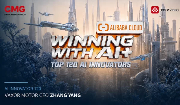 CEO VAXOR MOTOR Zhang Yang Terpilih Di antara 120 Inovator AI di Musim Kedua Kemenangan di AI+